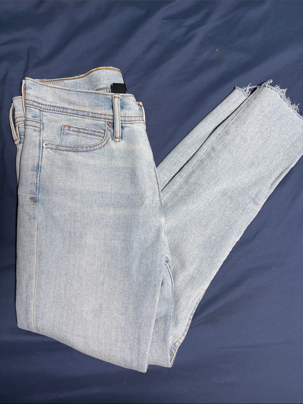 BDG Light Blue Skinny Jeans - High Rise Look